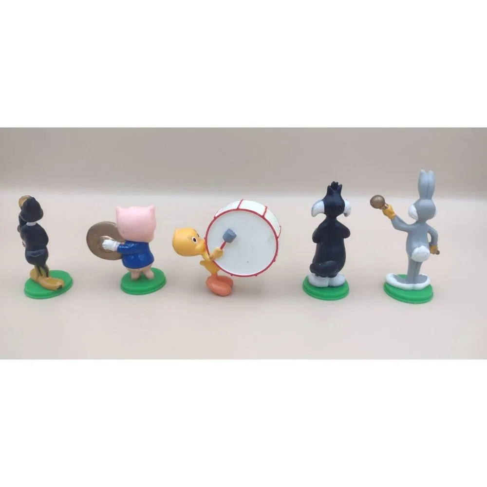 Vtg 1970 Looney Tunes Band Cake Topper Bugs Sylvester Tweety Daffy Duck Porky